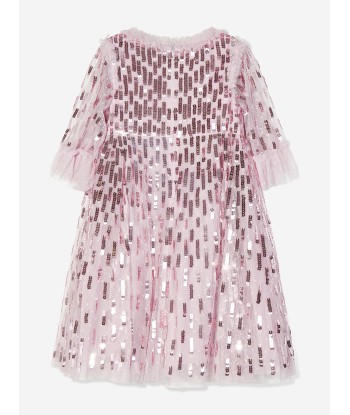 Needle & Thread Girls Sequin Dash Dress in Purple le des métaux précieux