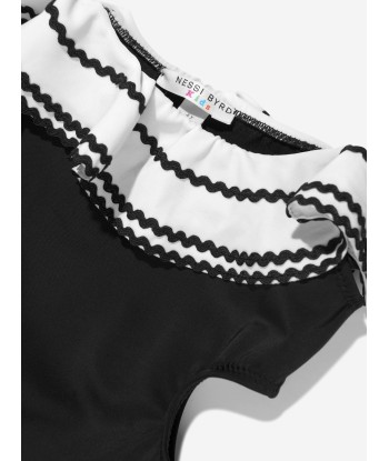 Nessi Byrd Girls Jessie Swimsuit in Black sur le site 