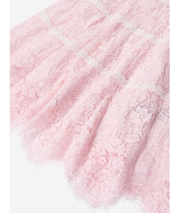 Needle & Thread Girls Lace Primrose Dress In Pink solde