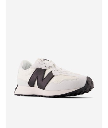 New Balance Boys 327 Trainers in White le des métaux précieux