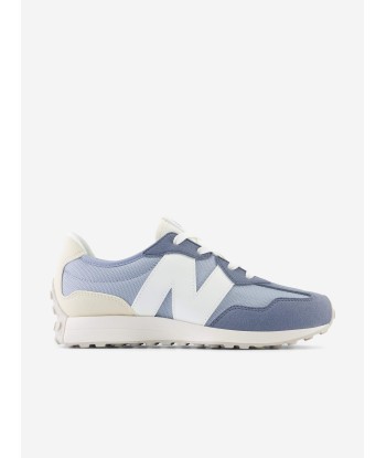 New Balance Boys 327 Trainers in Blue rembourrage situé sous