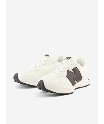 New Balance Boys 327 Trainers in White le des métaux précieux