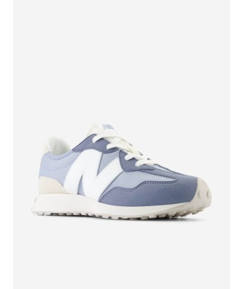 New Balance Boys 327 Trainers in Blue rembourrage situé sous