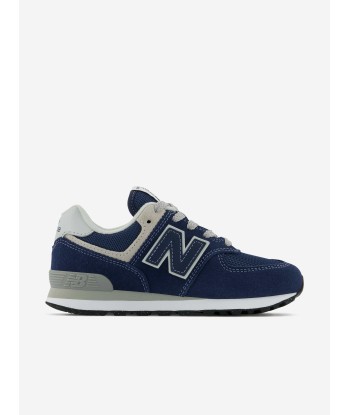 New Balance Boys Suede 574 Trainers in Navy Comparez plus de prix