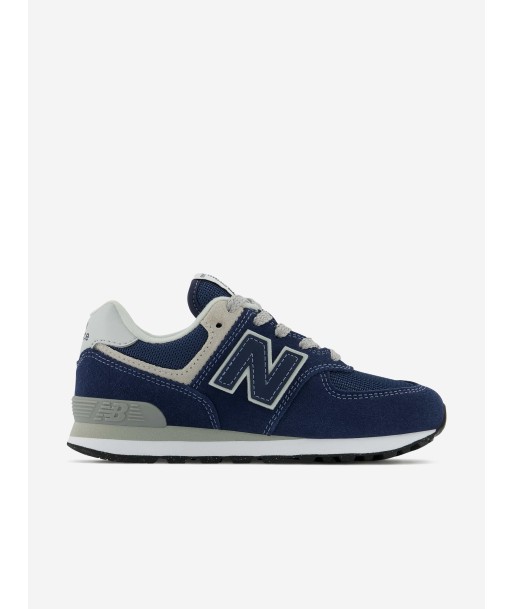 New Balance Boys Suede 574 Trainers in Navy Comparez plus de prix