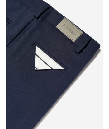 Trussardi Boys Sly Chino Trousers in Navy 2 - 3 jours ouvrés.