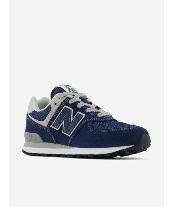 New Balance Boys Suede 574 Trainers in Navy Comparez plus de prix