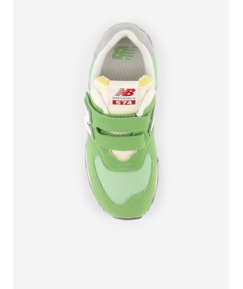 New Balance Kids 574 Trainers in Green rembourrage situé sous