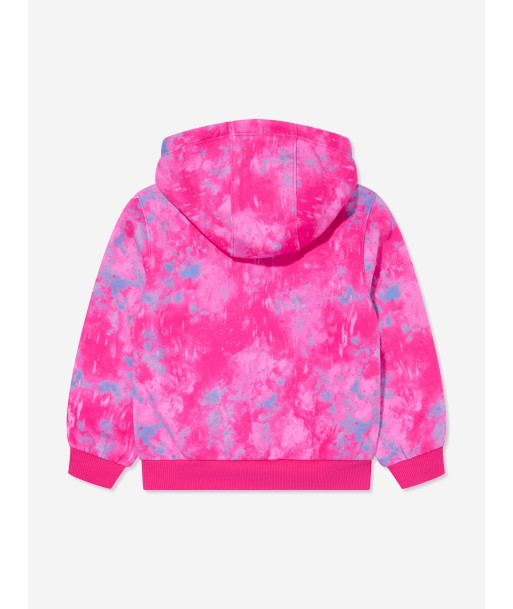 Nike Girls Printed Club Hoodie in Pink la livraison gratuite