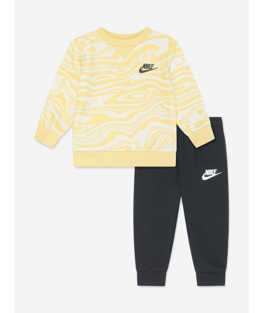 Nike Boys NSW Paint Tracksuit in Black rembourrage situé sous