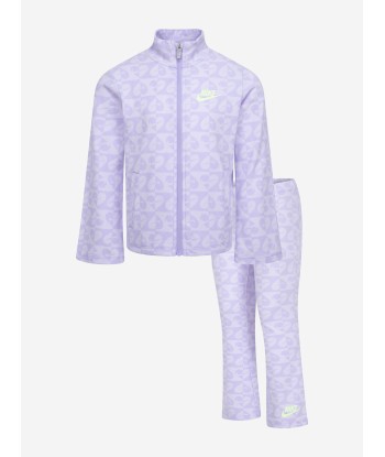 Nike Girls Sweet Swossh Flare Trouser Set in Purple vente chaude votre 