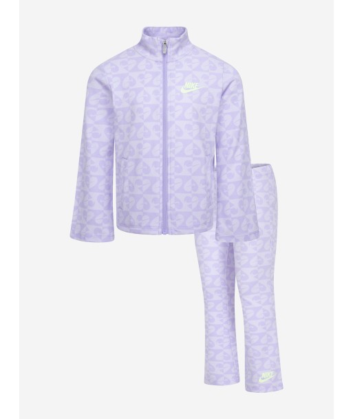 Nike Girls Sweet Swossh Flare Trouser Set in Purple vente chaude votre 