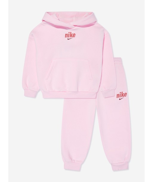 Nike Girls Logo Tracksuit in Pink en ligne