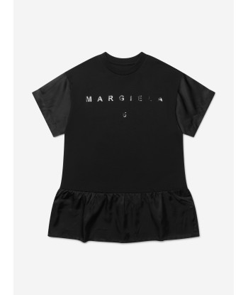 MM6 Maison Margiela Kids Tonal Logo T-Shirt Dress Pour