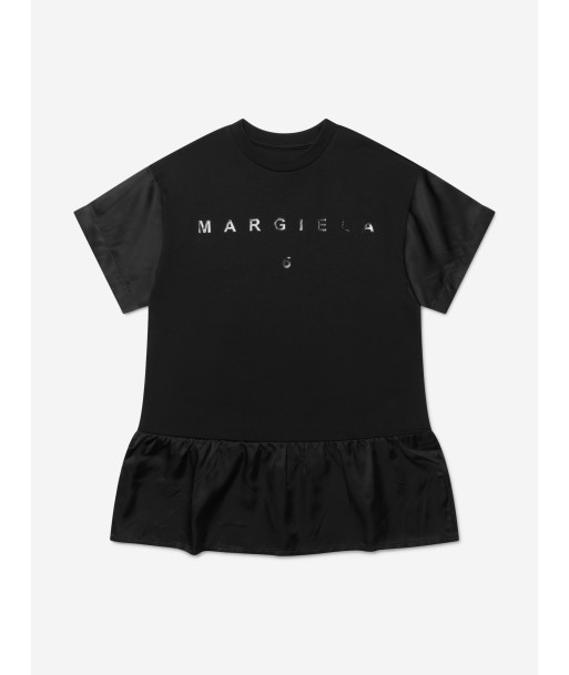 MM6 Maison Margiela Kids Tonal Logo T-Shirt Dress Pour