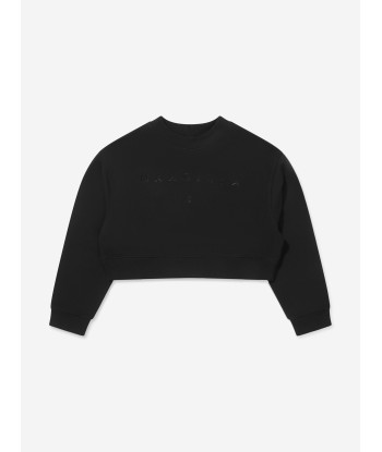 MM6 Maison Margiela Kids Cropped Logo Sweatshirt Par le système avancé 