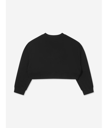 MM6 Maison Margiela Kids Cropped Logo Sweatshirt Par le système avancé 