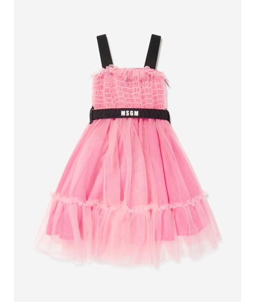 MSGM Girls Tulle Dress in Pink vous aussi creer 