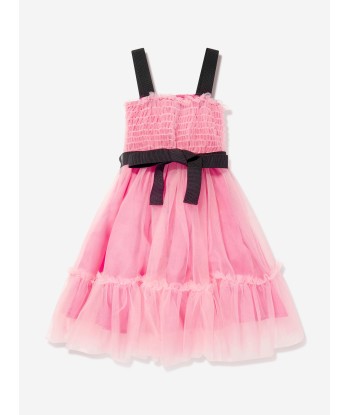 MSGM Girls Tulle Dress in Pink vous aussi creer 