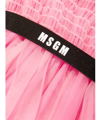 MSGM Girls Tulle Dress in Pink vous aussi creer 