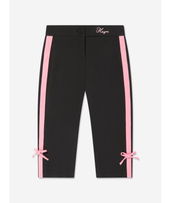 MSGM Girls Technical Pants in Black à prix réduit toute l'année