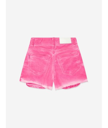 MSGM Girls Cargo Shorts in Pink store