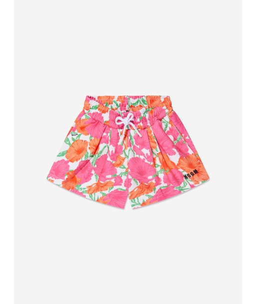 MSGM Girls Fleece Shorts in Multicolour Voir les baskets