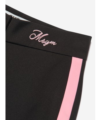 MSGM Girls Technical Pants in Black à prix réduit toute l'année