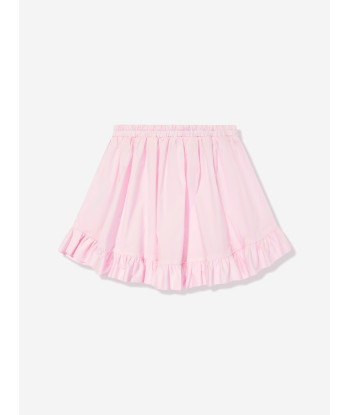 MSGM Girls Poplin Skirt in Pink Par le système avancé 