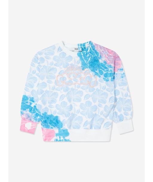 MSGM Girls Logo Sweatshirt in Blue suggérées chez