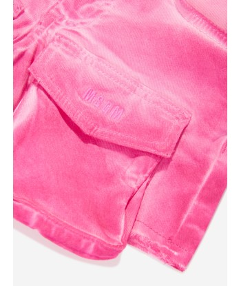 MSGM Girls Cargo Shorts in Pink store