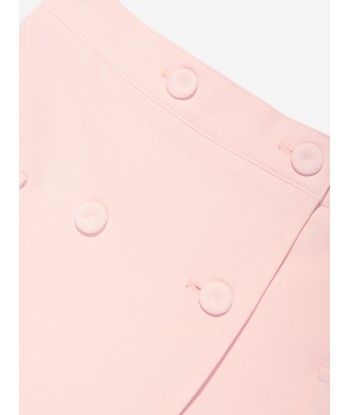 MSGM Girls Technical Fabric Skort in Pink 50-70% off 