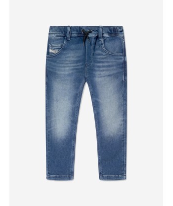 Diesel Boys Regular Fit Jeans in Blue les muscles