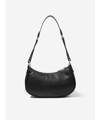 MSGM Girls Eco Leather Handbag in Black pas chere