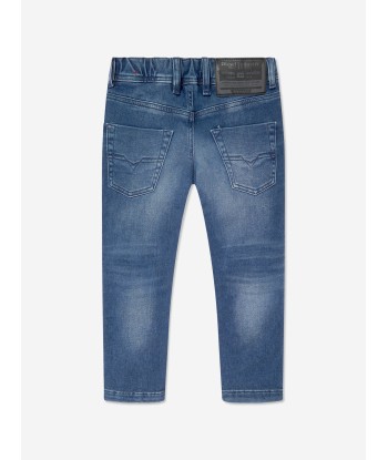 Diesel Boys Regular Fit Jeans in Blue les muscles