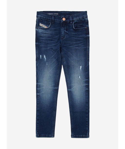 Diesel Girls Regular Fit Jeans in Blue pas chere