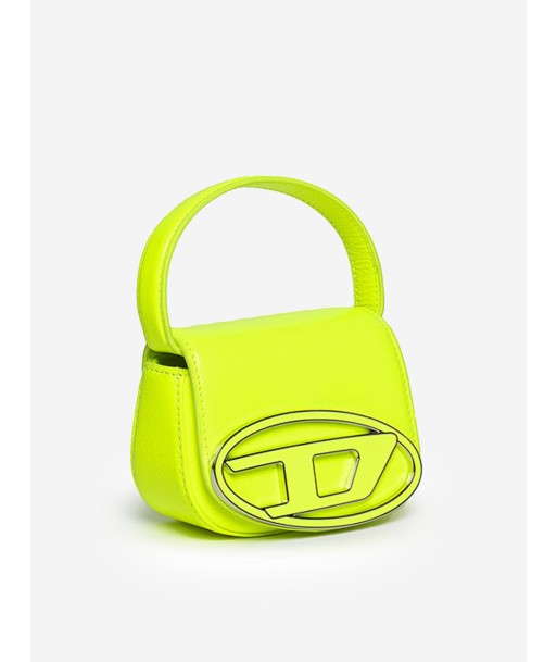 Diesel Girls Leather Logo Mini Bag in Yellow (9.5cm) pas chere