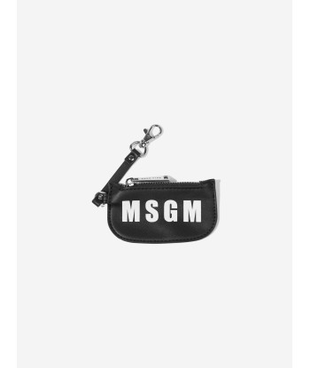 MSGM Girls Eco Leather Handbag in Black pas chere