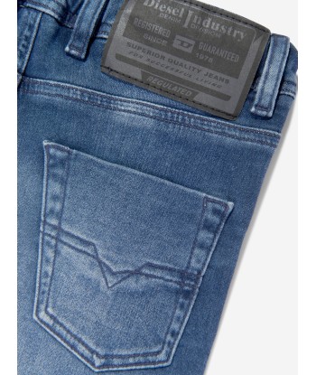 Diesel Boys Regular Fit Jeans in Blue les muscles