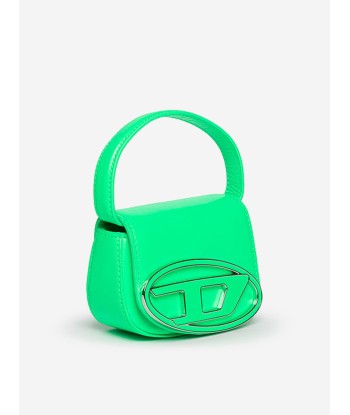 Diesel Girls Leather Logo Mini Bag in Green (9.5cm) plus qu'un jeu 