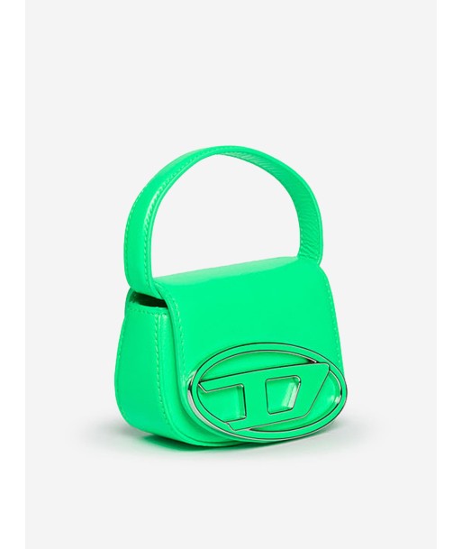 Diesel Girls Leather Logo Mini Bag in Green (9.5cm) plus qu'un jeu 