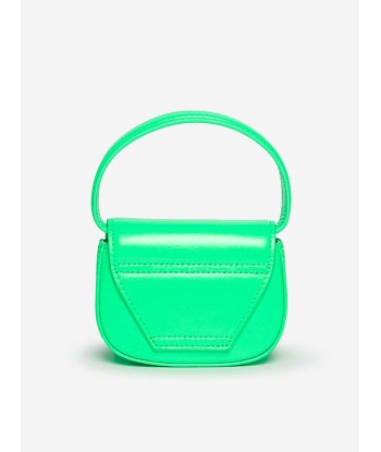 Diesel Girls Leather Logo Mini Bag in Green (9.5cm) plus qu'un jeu 