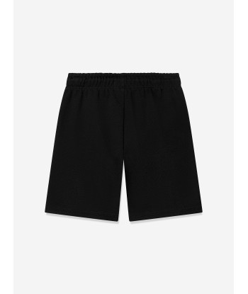 Calvin Klein Kids Monogram Relaxed Shorts in Black s'inspire de l'anatomie humaine