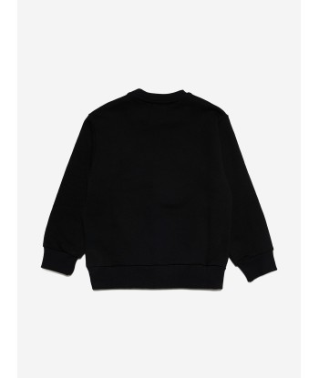 Diesel Kids Logo Print Sweatshirt in Black Véritable concentré