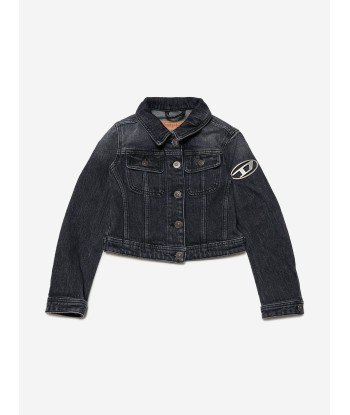 Diesel Girls Denim Jacket in Black de l' environnement