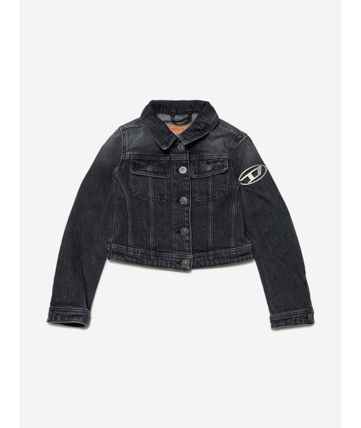 Diesel Girls Denim Jacket in Black de l' environnement