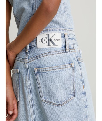 Calvin Klein Girls Denim Maxi Skirt in Blue 2024