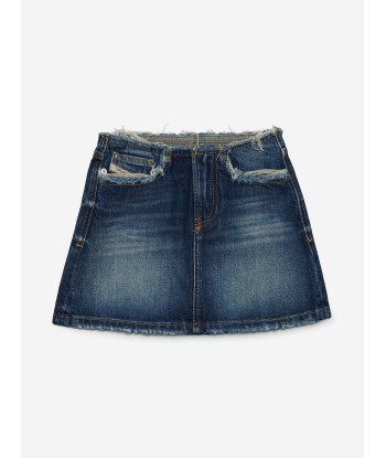 Diesel Girls Denim Skirt in Blue de France