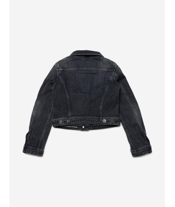 Diesel Girls Denim Jacket in Black de l' environnement