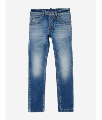 Dsquared2 Boys Cool Guy Regular Jeans in Blue les ligaments